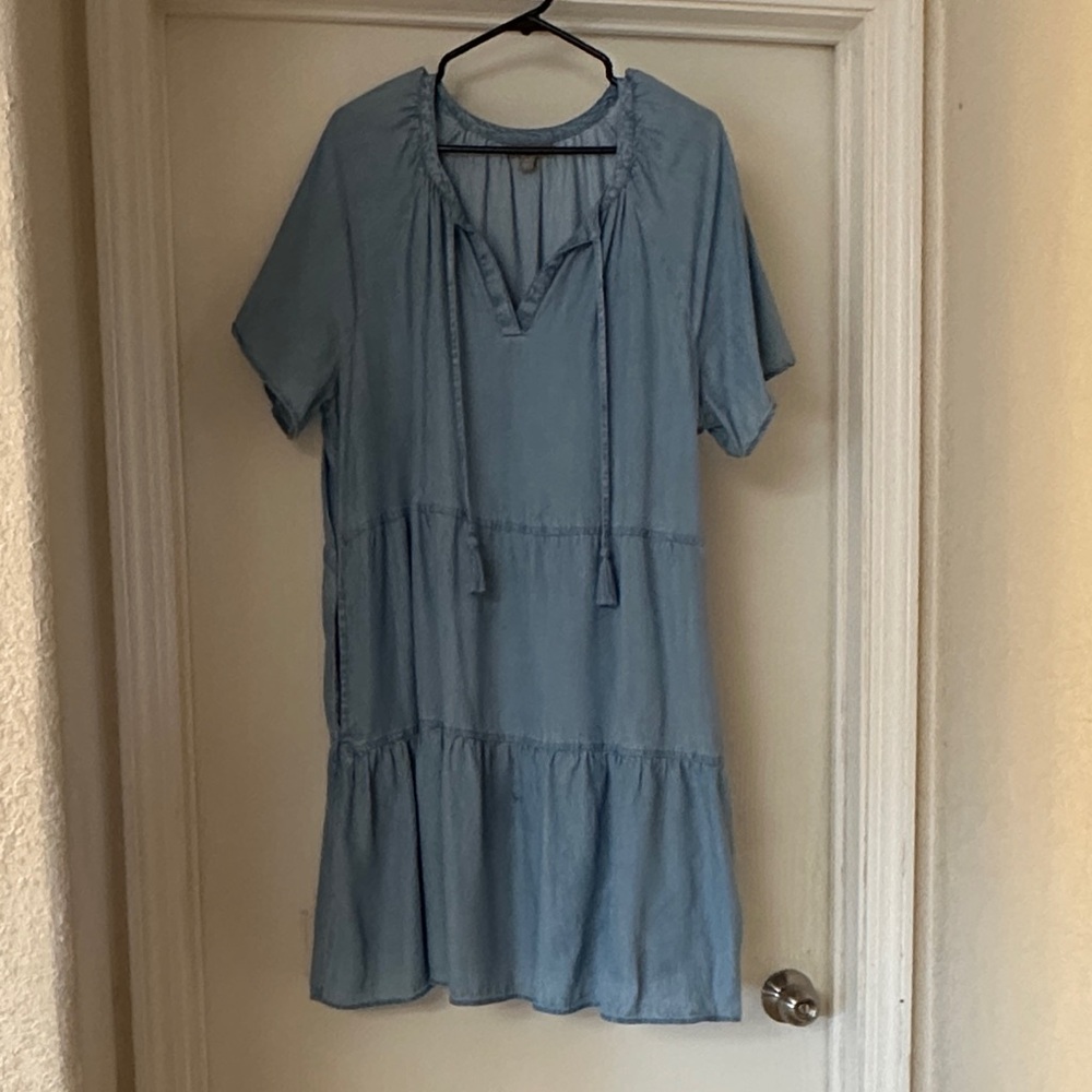 Style & Co. Light Blue Mini Dress
